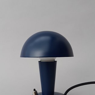 Stolní lampa "Hříbek modrý"